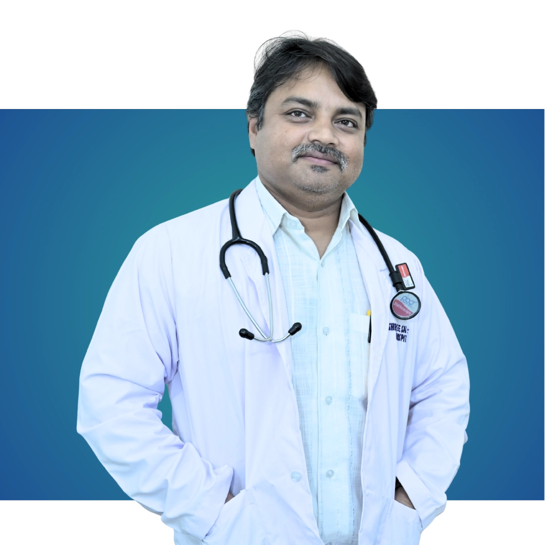 Dr. V.P. Singh - General Surgeon, one of three directors at Shree Sai Care Hospital, Raipur